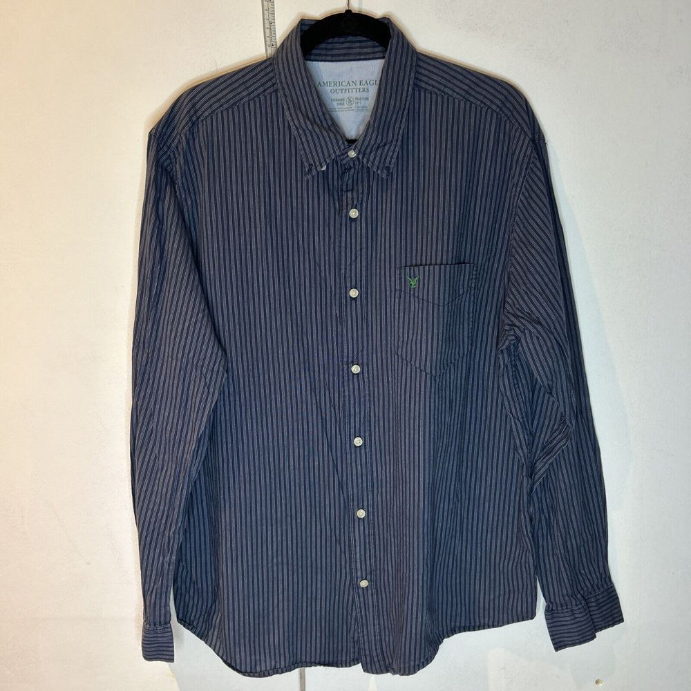 American Eagle Outfitters Button Down Shirt‎ Men's XL Long Sleeve